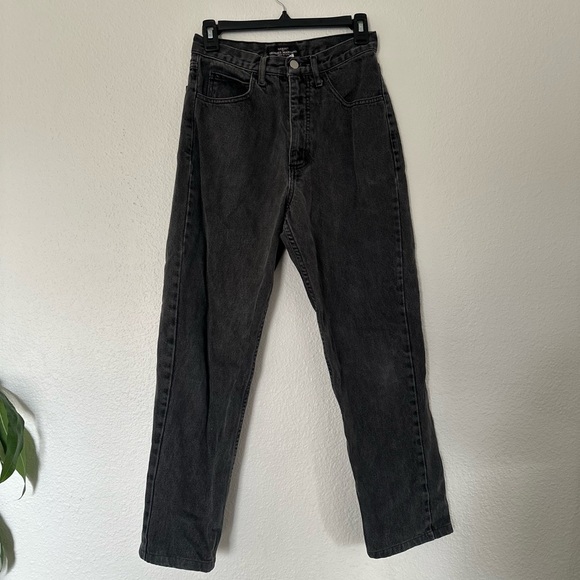 Guess Denim - Vintage Guess by Georges Marciano high waisted black grey denim jeans